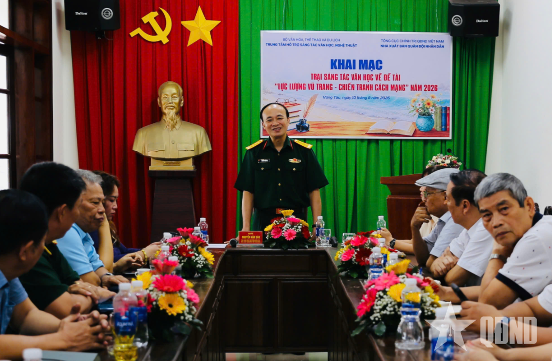 Khai mạc Trại sáng tác văn học về đề tài “Lực lượng vũ trang - Chiến tranh cách mạng”